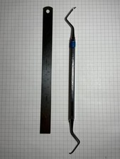 Hu-Friedy PR1/2 Prichard Parodontalchirurgische Kürette Griff 2 Made in USA