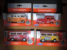 4 Stück Welly NEX VW Bus T2