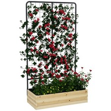 Hochbeet mit Rankhilfe