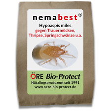 nemabest Hypoaspis miles – Raubmilben gegen Trauermücken, Thripse, Wurzelläuse