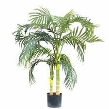 Kunstpflanze Goldfruchtpalme - Areca Dypsis - Höhe ca. 120 cm, Topf-Ø 18 cm
