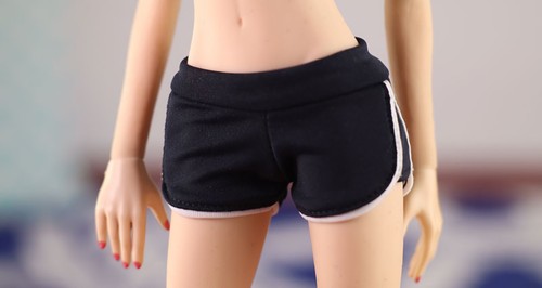Sexy female hot pants schwarz - female,