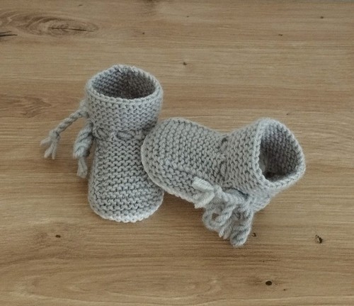 Babyschuhe gestrickt - babyschuhe,,
