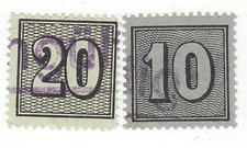 Friedrichsfeld,  Gefangenlager Markenform   10 + 20 Pfennig  o.J.