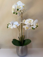 Künstliche Orchidee Kunstorchidee Kunstblume inkl. Blumentopf Dekoration