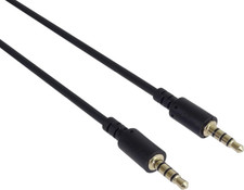 Audiokabel, 3,5mm Klinkenkabel 1,5M Stereo Klinke auf Klinke Hochwertige Kabel