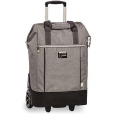 XL Einkaufs Trolley Punta Hell Grau große Räder Einkaufsroller Einkaufstasche