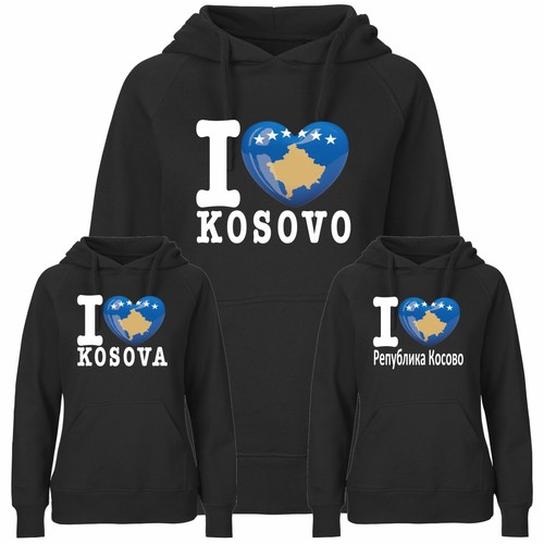 Hoodie love kosovo - hoodie, damen