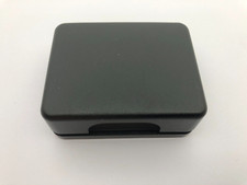 Busch Jaeger alpha nea Abdeckung TAE 50x50 Klappe quadr. Basalt Schwarz Matt Neu