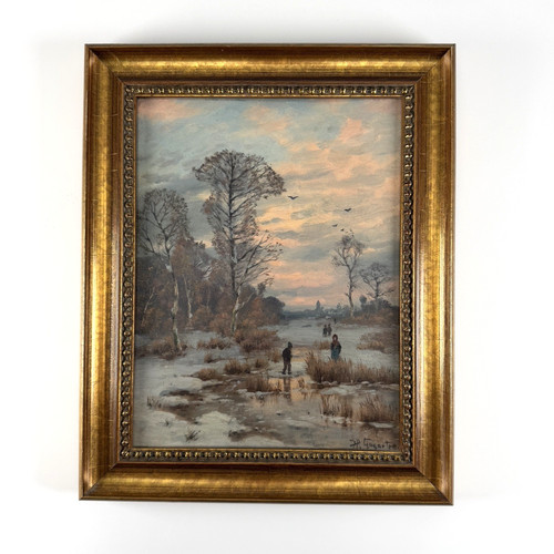 ölgemälde heinrich gogarten - heinrich,