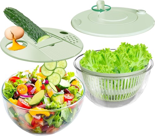 Salatschleuder edelstahl - 5l,