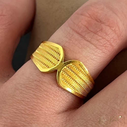 Trabzon hasir ring damen - ring, 22k