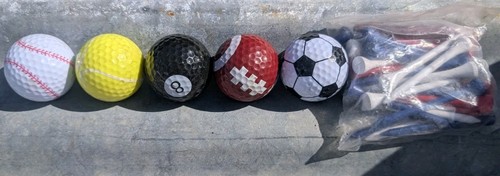 Kreative golfbälle bunt - kreative, 5