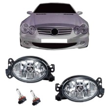 2 Nebelscheinwerfer Set Klarglas paßt für Mercedes W204 W211 W463 W164 W169 R230