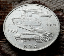 10 Mark 1981  A   25 Jahre NVA   Münze DDR  Lot 2