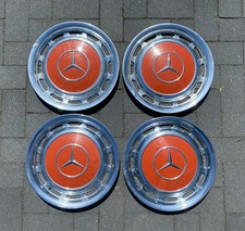 Mercedes W108 W114 W115 W116 W123 Rad Kappe Kappen 14 Zoll Englisch Rot Code 504