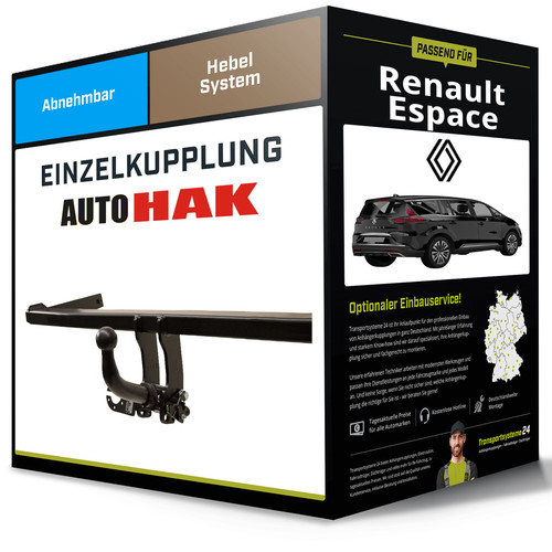 Abnehmbare anhängerkupplung - abnehmbare,