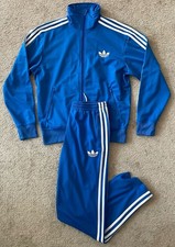 Adidas Originals Firebird OG TT Anzug Trainingsanzug blau weiß Gr. S Retro TOP