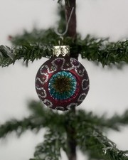 1237/25  1x Weihnachtsschmuck Christbaumschmuck Kugel Reflexkugel