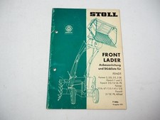 Stoll Frontlader für Fendt Farmer Favorit Schlepper Anbauanleitung Stückliste 19