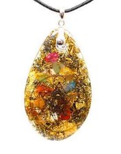 Orgonit Tropfen Anhänger