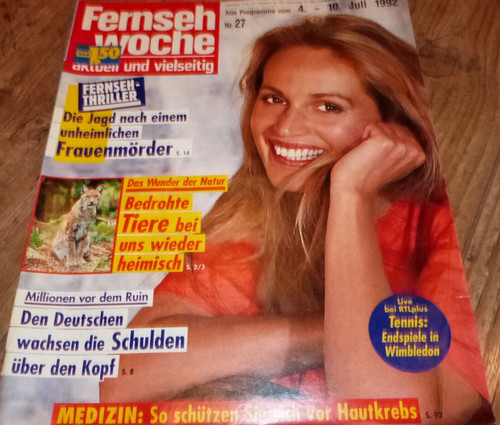 Fernsehwoche 1992 zwei - nr.27/1992,