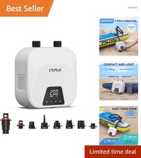 Hochdruck Luftpumpe Akku 20PSI Smart Dual Inflator SUP Kite Zelt Matratze