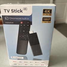 4K TV Stick Chromecast Built