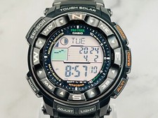 Casio Pro Trek PRW-2500 Protrek Triple Sensor Tough Solar Uhr Gebraucht Schne...