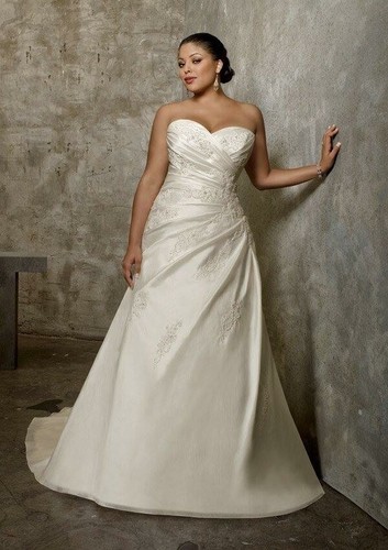Curvy brautmode brautkleid - brautmode,