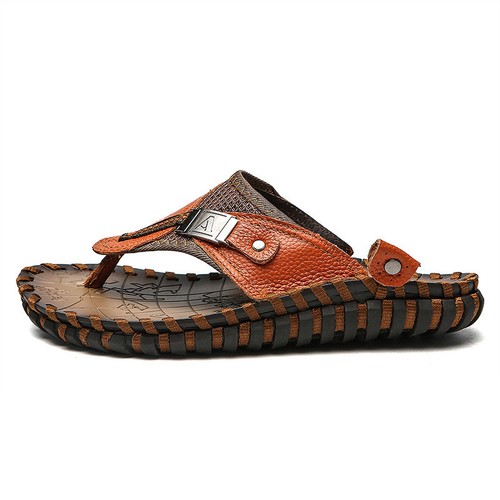 Herren echtleder zehentrenner - herren,