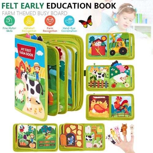 Quiet book baby filz busy - quiet,