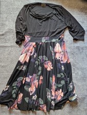 Bpc Selection Kleid mit Wasserfall Kragen gr 44/46