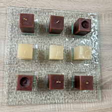 Kerzenteller mit 9 Kerzen