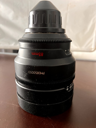 Red prime 85mm mount - prime, pl