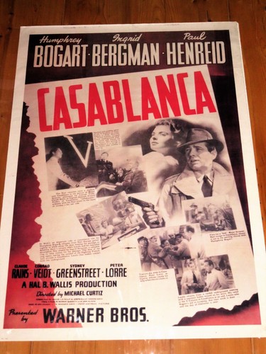 Filmplakat casablanca - filmplakat,