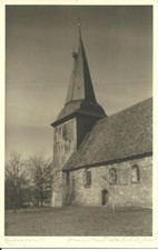 AK Lüdingworth Cuxhaven - St.-Jacobi-Kirche, Kirchturm, Hadelner Land - ca. 1930