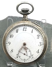 Silber Herren Taschenuhr