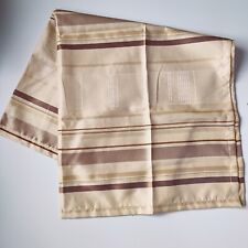 Tischdecke,  Mitteldecke, ca. 90 x 90 cm, NEU Beige Braun