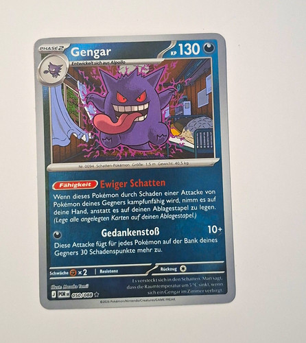 Pokémon tcg gengar 050 - pokémon, |