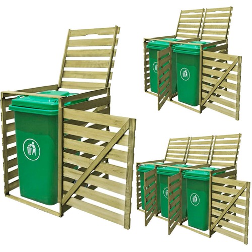 Mülltonnenbox für 3 - mülltonnenbox,