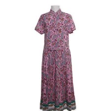 Looks by Wolfgang Joop, Maxikleid, Größe: 40/42, Pink/Mehrfarbig #tWq