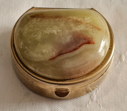 Pillendose schmuckdose onyx - schmuckdose,