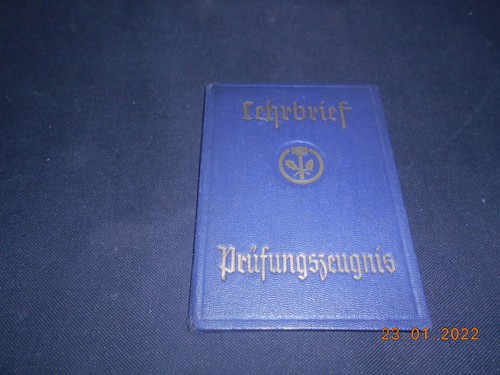 Lehrbrief prüfungszeugnis - lehrbrief,