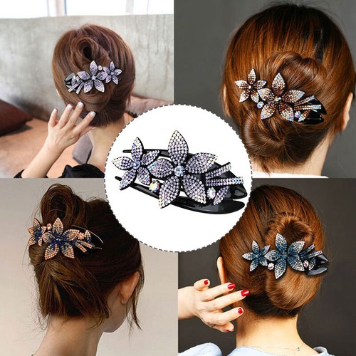 Vintage blumen haarspangen - vintage,