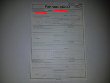 Fahrzeugbrief KFZ Brief 1986 Opel Manta B 2,7 Mantzel  f. Sammler Tüv Sammlung