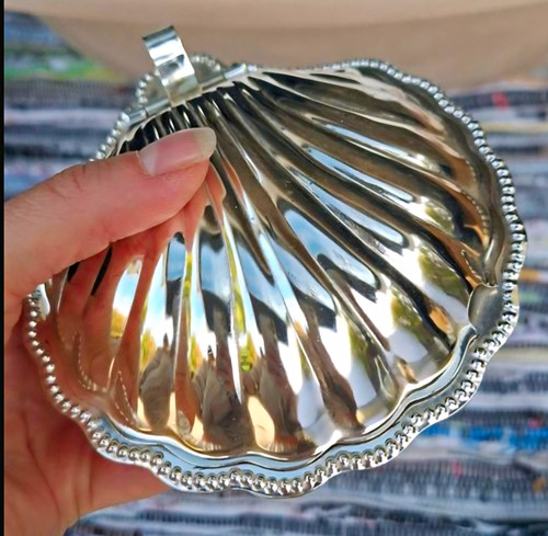 Vintage muschel dose - vintage,