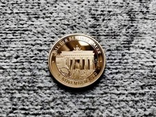 "Fall der Berliner Mauer" - 70 Jahre BRD - PP - vergoldet