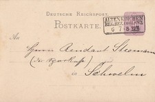 DR Ganzsache R3 Altenkirchen Reg. Bez. Coblenz 6.7. gel. Schwelm