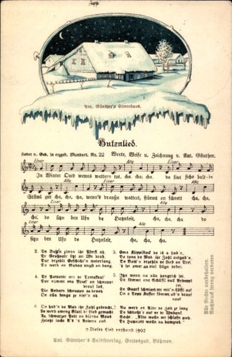 Lied günther anton - ak, günther,